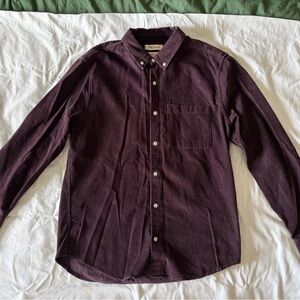 Madewell Brown Corduroy Shirt